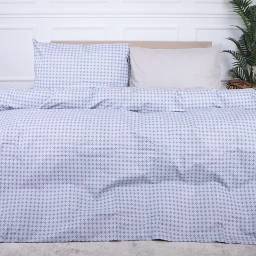 Простирадло MirSon Ranforce Elite 17-4779 Orleans 150х220 см сіре (2200008966287) - фото 2