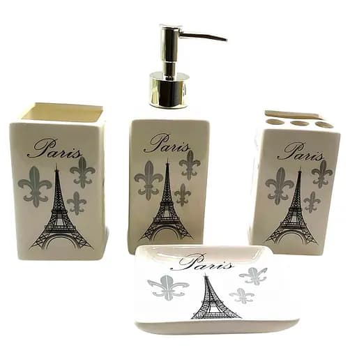 Набор для ванной Paris керамический 22х23х8 см - фото 1