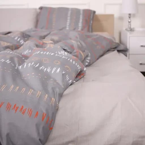 Наволочка MirSon Бязь 17-4841 Elisabetta 45х45 см коричнево-бежевая (2200009579899) - фото 3