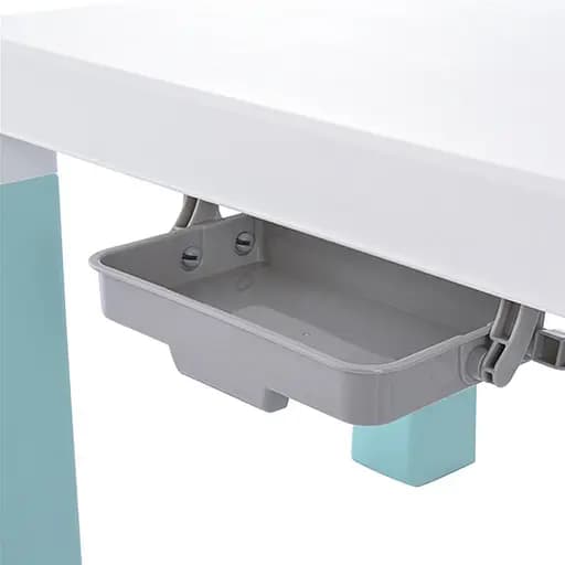 Детский функциональный столик и два стульчика Poppet Моно Блу, голубой (PP-005WB-2) - фото 5