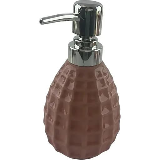 Набор аксессуаров для ванной комнаты No brand керамический розовый 28.5x22.5x9 см - фото 2