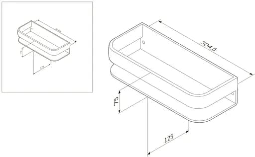 Крючок для халата AM.PM Sensation (A3035800) - фото 8