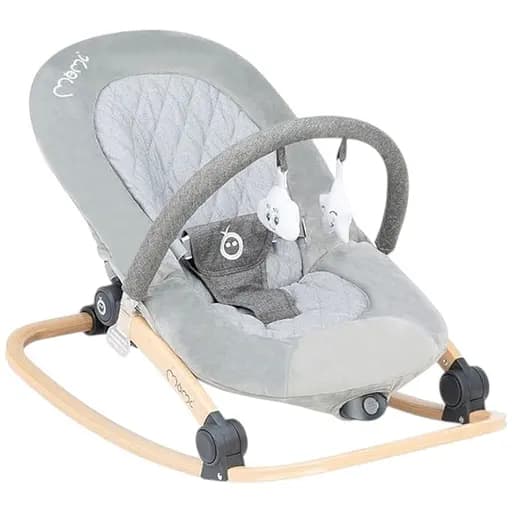 Шезлонг-качалка MoMi Lumiwood Grey - фото 2