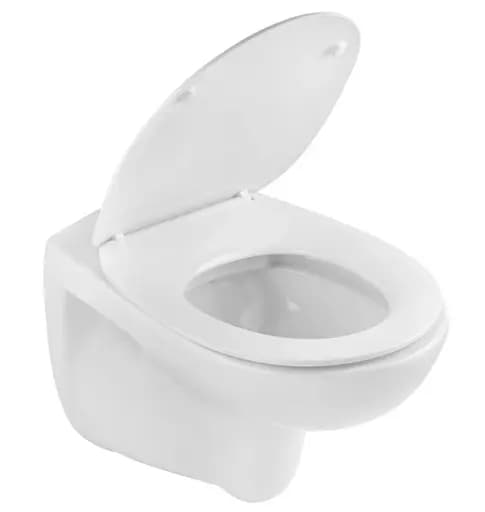 Унитаз подвесной безободковый Kroner Oker WHI533536 RIMLESS с сиденьем (KO533536WHIR) (CV033120) - фото 3