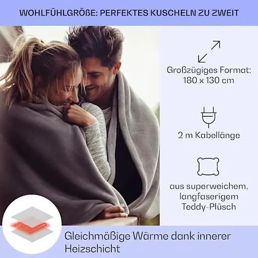 Электрическое одеяло Klarstein Dr. Watson SuperSoft (10033005) - фото 6