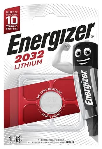 Батарейка ENERGIZER CR2032 Lithium уп. 5 шт. відривний (ціна за упак.) - фото 1