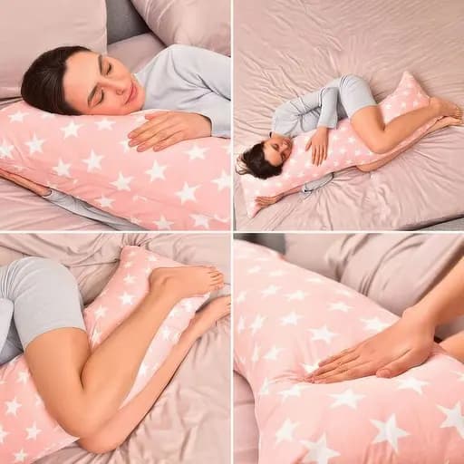 Наволочка Ideia S-Form сатин з блискавкою 40х130 см біла пудрова (8-34987*002) - фото 8