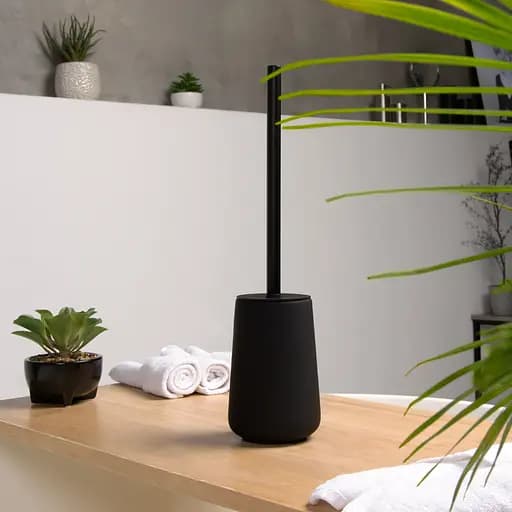 Ершик для унитаза МВМ My Home Jersey, черный (BA-18 BLACK) - фото 3