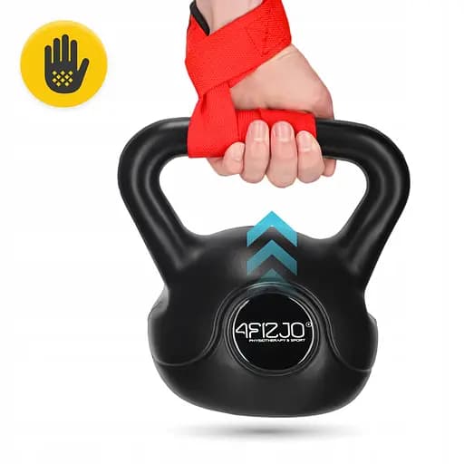 Лямки для становой тяги 4FIZJO Deadlift Straps Red (P-5905973402286) - фото 9