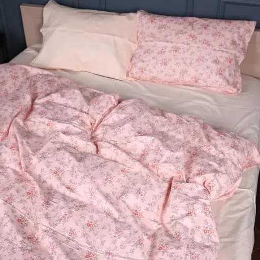 Наволочка MirSon Сатин 22-1397 Floral Elegance 70х70 см рожево-пудрова (2200010565683) - фото 2