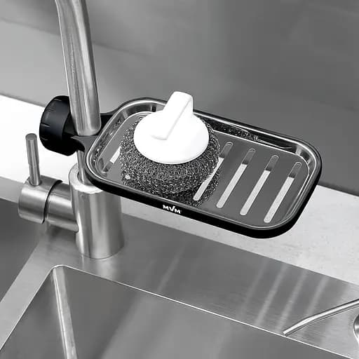 Набор аксессуаров для ванной комнаты My Home MVM-09 белый с черным (MVM-MH-09 WHITE/BLACK) - фото 5