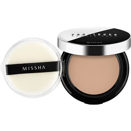 Пудра для лица Missha Pro-Touch Power Pact SPF 25 PA++ №21 компактная 10 г - фото 1