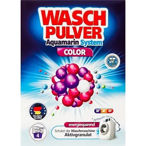 Стиральный порошок Wasch Pulver Color для цветных вещей 340 г (041-1062) - фото 1