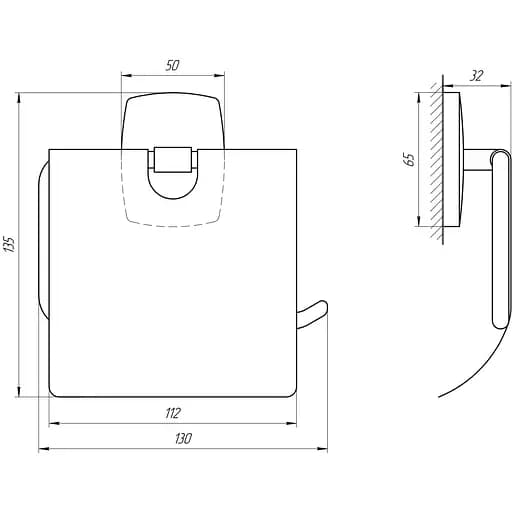 Тримач для туалетного паперу Perfect Sanitary Appliances RM 1601 - фото 4