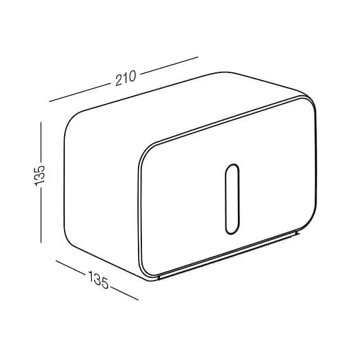 Держатель для туалетной бумаги МВМ My Home BP-15 клейкий, белый с черным (BP-15 WHITE/BLACK) - фото 3