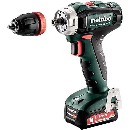 Дриль-шуруповерт Metabo PowerMaxx BS 12 Q [601037500] [119770] - фото 2