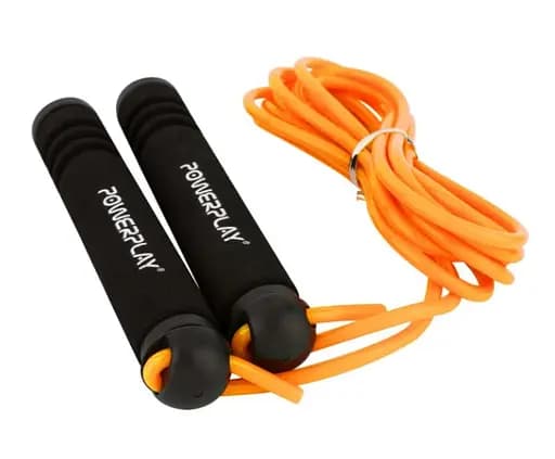Скакалка PowerPlay 4205 Classic Plus Jump Rope Оранжевая 2,7 м (PP_4205_Orange) - фото 2