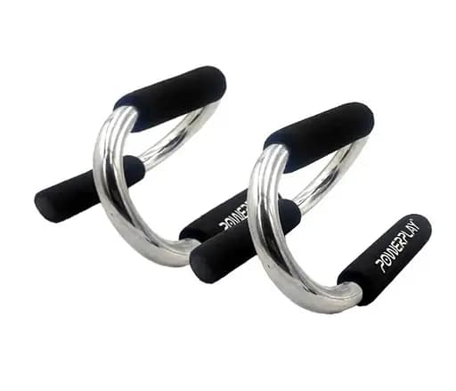 Упоры для отжиманий PowerPlay 4318 Push-Up Bars Stell металлические (S-образные) (PP_4318) - фото 5