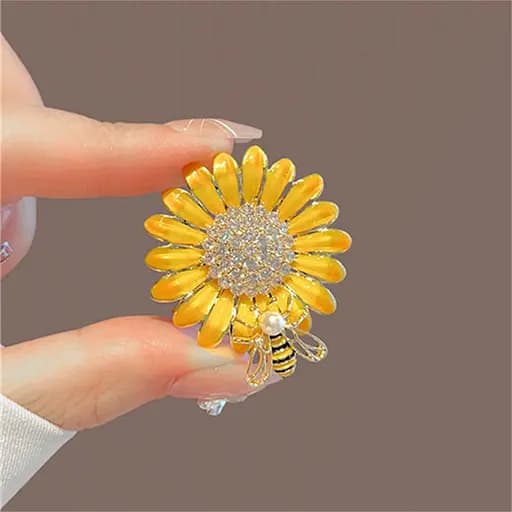 Брошь Цветок и пчела (158511344) - фото 2