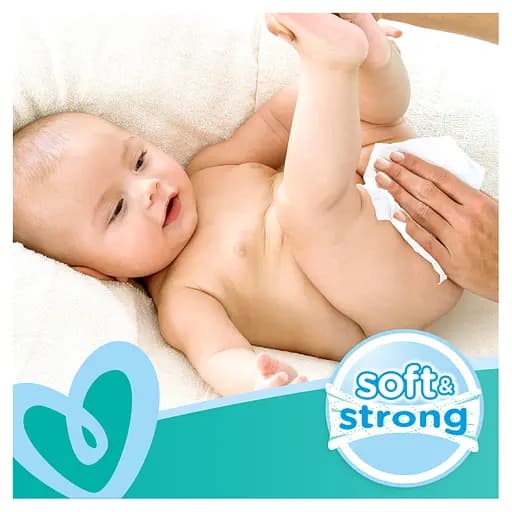 Уцінка. Набір дитячих вологих серветок Pampers Baby Fresh Clean, 1200 шт. (15 упаковок по 80 шт.) - фото 4