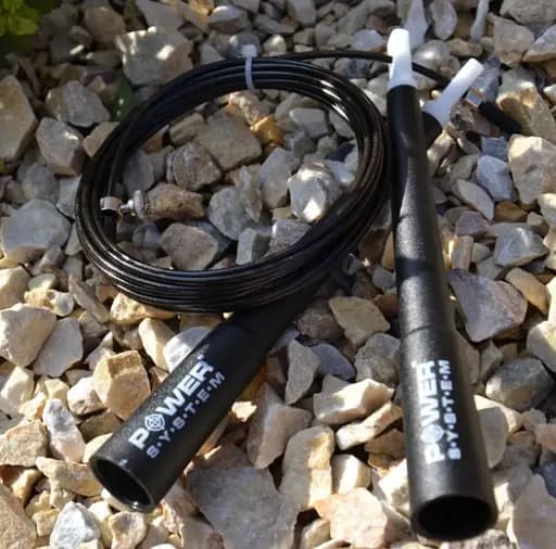 Скакалка скоростная Power System PS-4033 Crossfit Jump Rope Black 2,8 м (PS-4033_Black) - фото 4