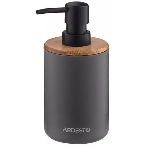 Набор для ванной комнаты Ardesto Minimalism серый черный (ARHB3110GB) - фото 2