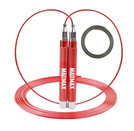 Скакалка скоростная на алюминиевая подшипниках MadMax MFA-286 Speed ​​jump rope Red 3 м (MFA-286-RED-U) - фото 1