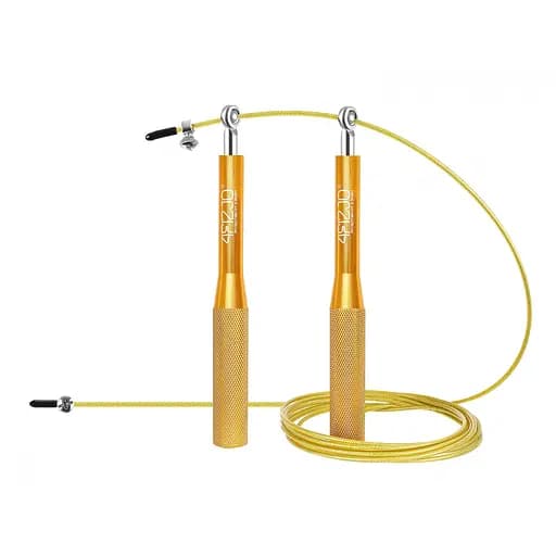 Скакалка 4FIZJO скоростная для кроссфита Speed Rope Gold 4FJ0185 (P-5907222931158) - фото 1