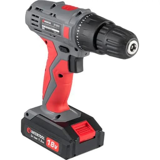 Дриль-шуруповерт Intertool DT-0315 18 V 1.5Ah [89137] - фото 1