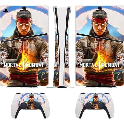 Наклейки для консолі DK Console Skin Sticker Mortal Kombat для PS5 Slim Digital [134229] - фото 1