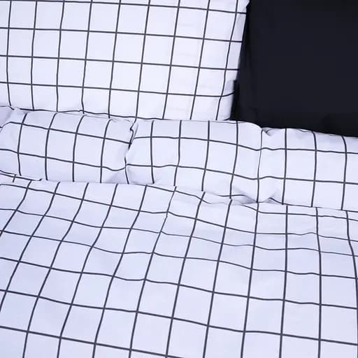 Простирадло MirSon Ranforce Elite 17-4765 Piacenza 220x240 см чорне (2200008943486) - фото 5