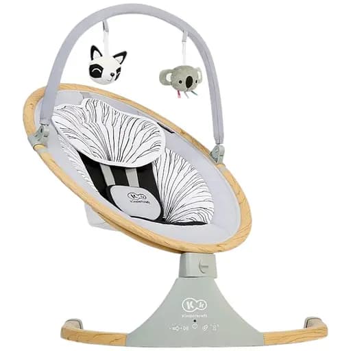 Заколисуючий центр Kinderkraft LUMI Wooden Grey - фото 6