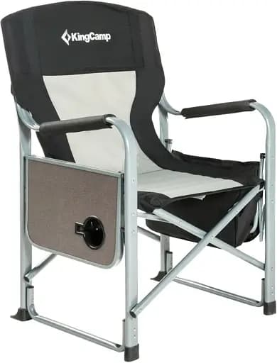 Стілець розкладаний KingCamp Director Chair Black/Mediumgrey - фото 1