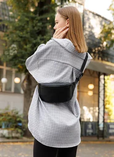 Поясная сумка бананка Sambag Tirso MSO черный 31 х 12 х 5 см (80119001) - фото 3