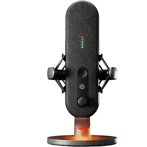 Ігровий стрім мікрофон SteelSeries Alias RGB USB 1" Capsule - фото 1