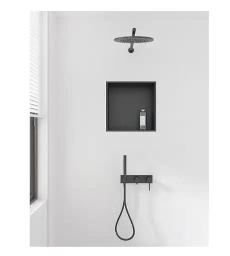 Полка-ниша для ванной комнаты Mixxus Premium NICHE-0101 BLACK из нержавеющей стали SUS304 (MI6678) - фото 5