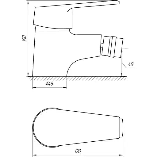 Смеситель для биде DOMINO BLITZ DBC-106 - фото 4