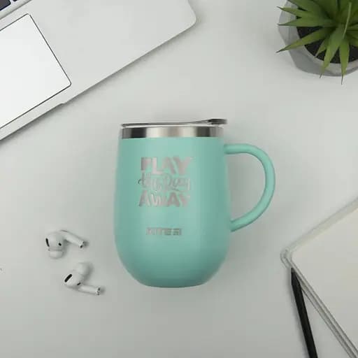 Термокружка Kite Play all day away 360 мл бирюзовая (K22-378-02-1) - фото 4