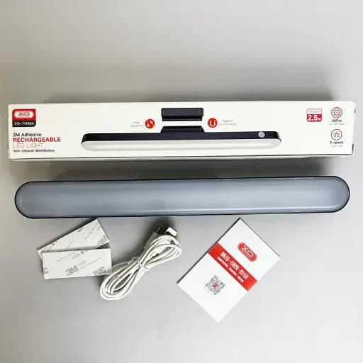 Бездротовий світильник на акумуляторі XO YH08A з кнопками управління - фото 3