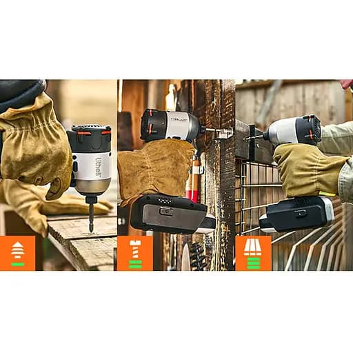 Акумуляторний ударний шуруповерт Litheli безщітковий живлення від павербанку (УМБ Litheli Power Bank 20000 mAh 45 W 2А в комплекті) - фото 4