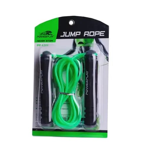 Скакалка PowerPlay 4205 Classic Plus Jump Rope Зеленая 2,7м (PP_4205_Green) - фото 5