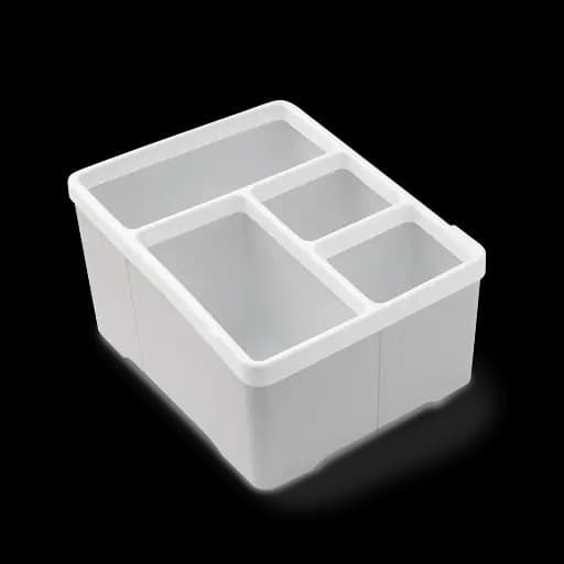 Набір аксесуарів для ванної кімнати МВМ My Home MVM-10 білий із сірим (MVM-MH-10 WHITE/GRAY) - фото 3