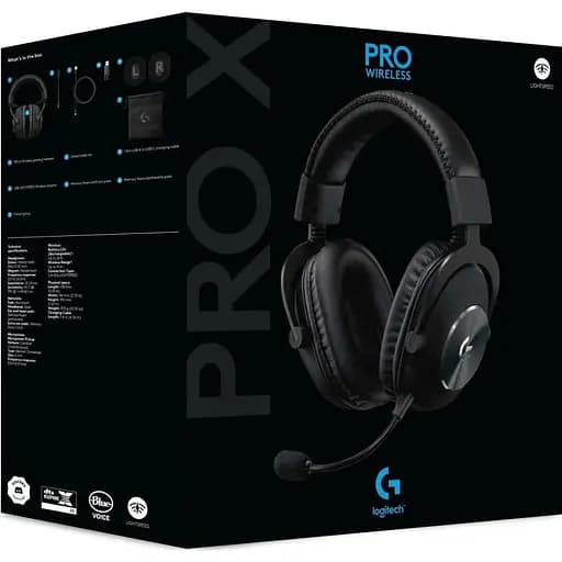 Игровые наушники Logitech G PRO X Wireless LIGHTSPEED Black (981-000907) [55967] - фото 7