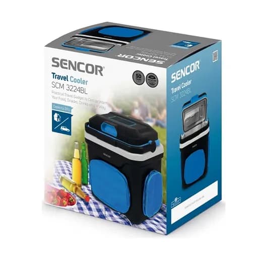 Автомобильный холодильник портативный Sencor SCM3224EUE3 12/220V 24 л - фото 13