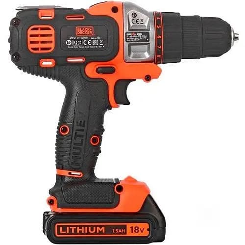 Дриль-шуруповерт Black+Decker MT218K 18V 1.5Ah [89311] - фото 2