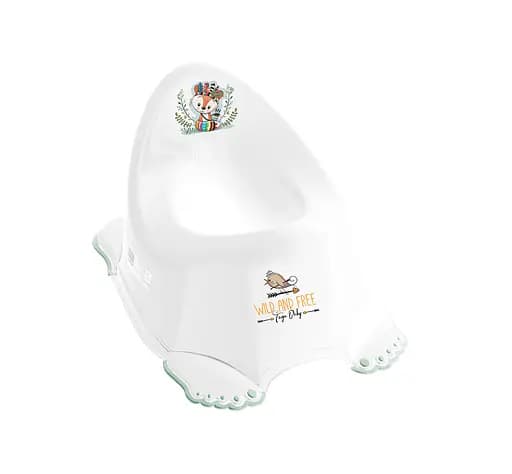 Детский горшок Дикий захід: Лисичка з протиковзною гумою Білий - фото 1