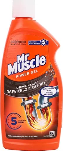 Гель для прочистки труб Mr Muscle, против трудных засоров. 500 мл - фото 8