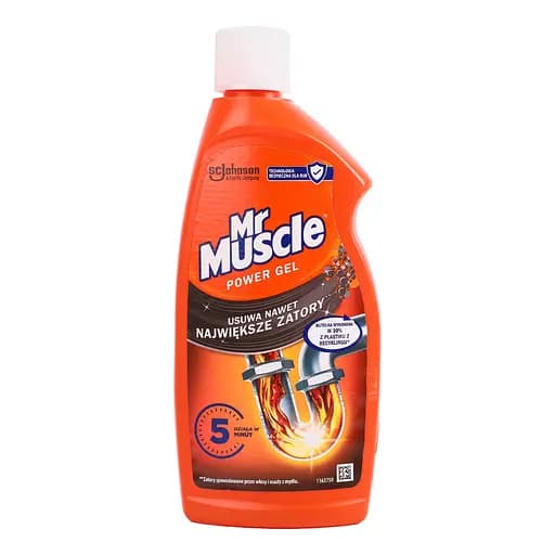 Гель для прочистки труб Mr Muscle, против трудных засоров. 500 мл - фото 2