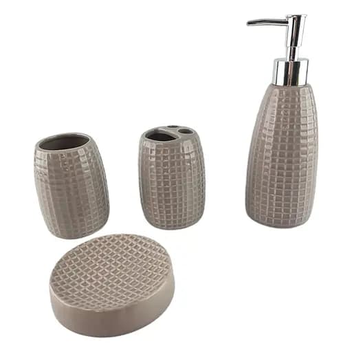 Набор для ванной керамический 25х23.5х8 см - фото 1