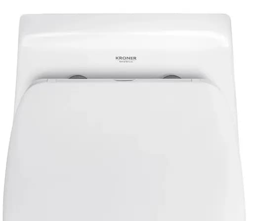 Унитаз подвесной безободковый Kroner Oker WHI533536 RIMLESS с сиденьем (KO533536WHIR) (CV033120) - фото 8